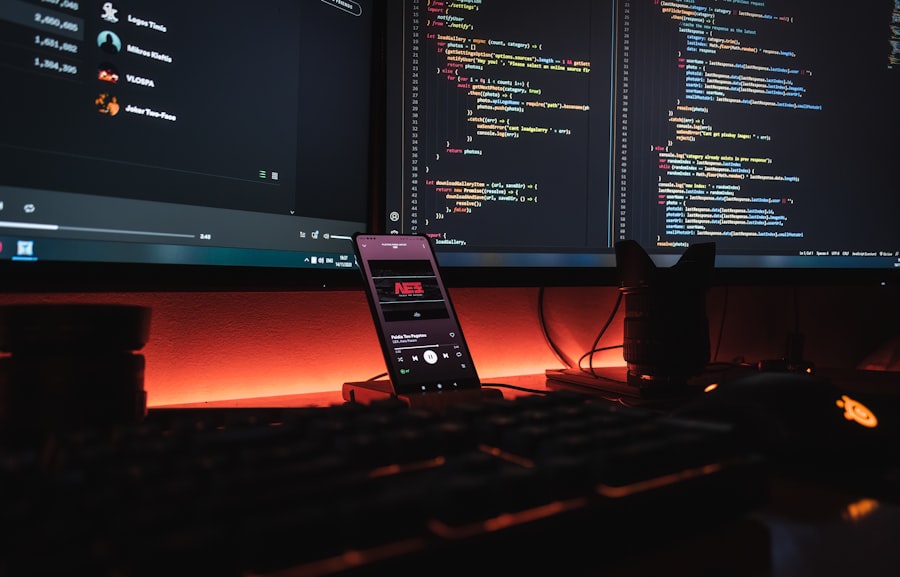 Code editor showing Terraform infrastructure as code
